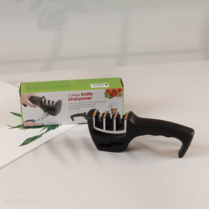 Hot Sale 3-Stage High Chromium Steel Knife Sharpener for Polishing Knives