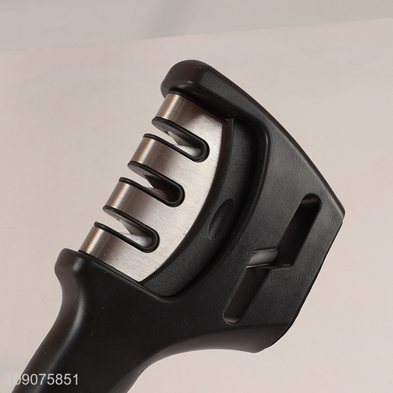 New Arrival 3-Stage High Chromium Steel Knife Sharpener Manual Knife Sharpener