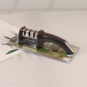 Wholesale 3-Stage High Chromium Steel Knife Sharpener Manual Knife Sharpener