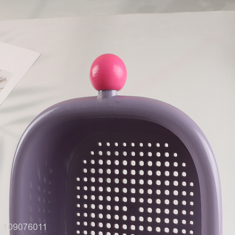 Wholesale Double-Layer Vegetable Fruit Washing Basket Kitchen Drain Basket