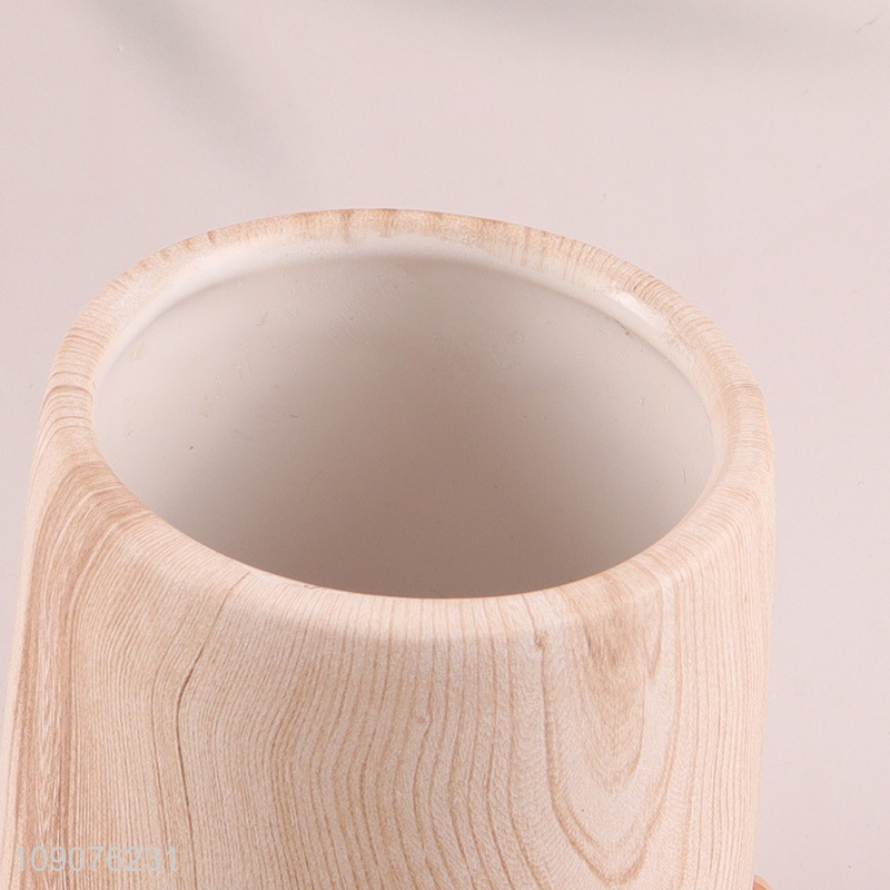 Wholesale Ceramic Mouthwash Cup Toothbrush Holder Porcelain Bathroom Tumbler