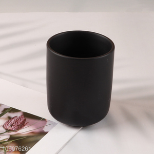 Factory Price Solid Color Ceramic Mouthwash Cup Bathroom Brushing Cup