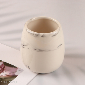 Good Quality Ceramic Bathroom Tumbler Bathroom Brushing Cup Mouthwash Cup