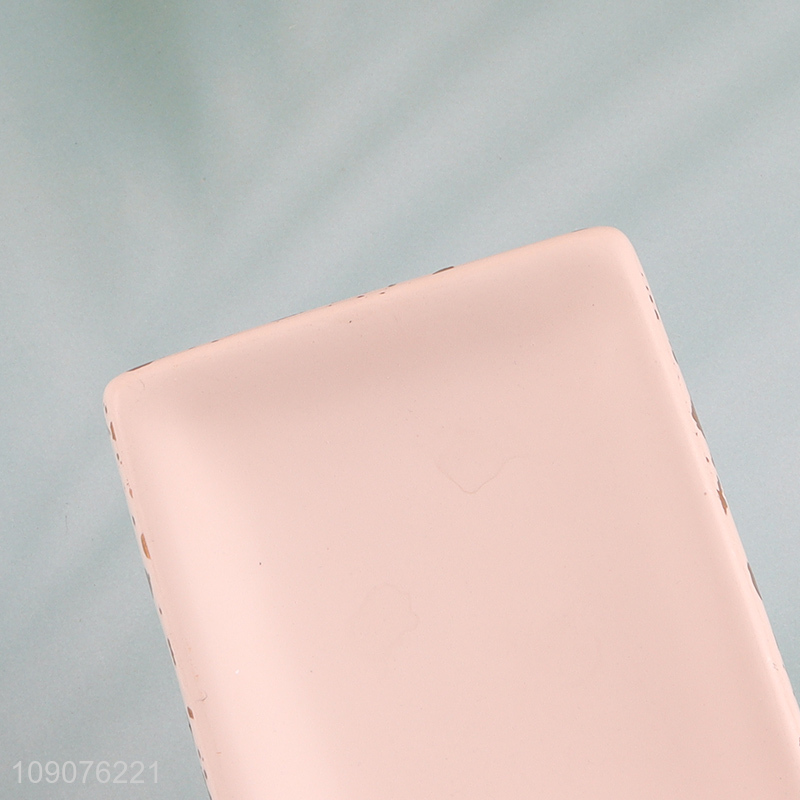 New Product Ceramic Soap Dish Bar Soap Holder for Kitchen and Bathroom Sink