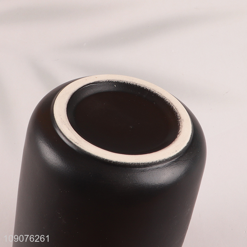 Factory Price Solid Color Ceramic Mouthwash Cup Bathroom Brushing Cup