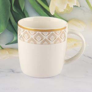 China products ceramic water cup drinking cup with handle