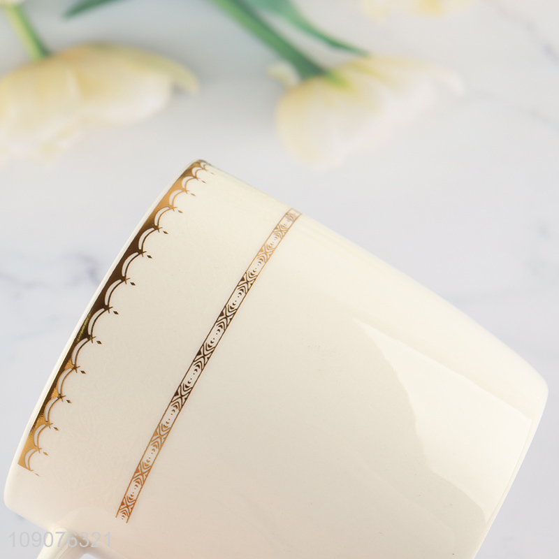 Popular products ceramic water cup coffee mug with handle