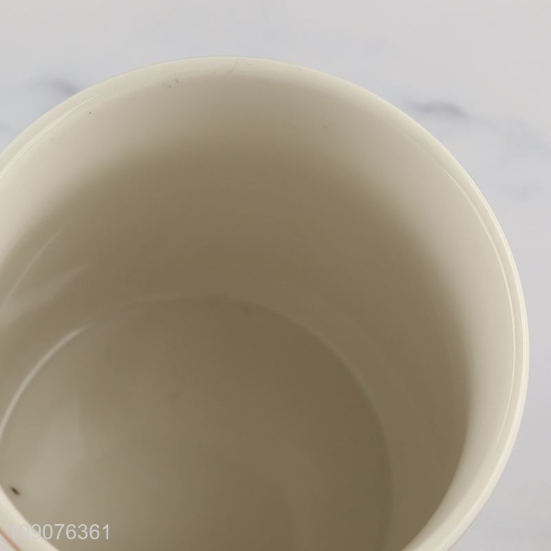 Good quality ceramic water cup coffee cup water mug with handle