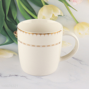 Popular products ceramic water cup coffee mug with handle