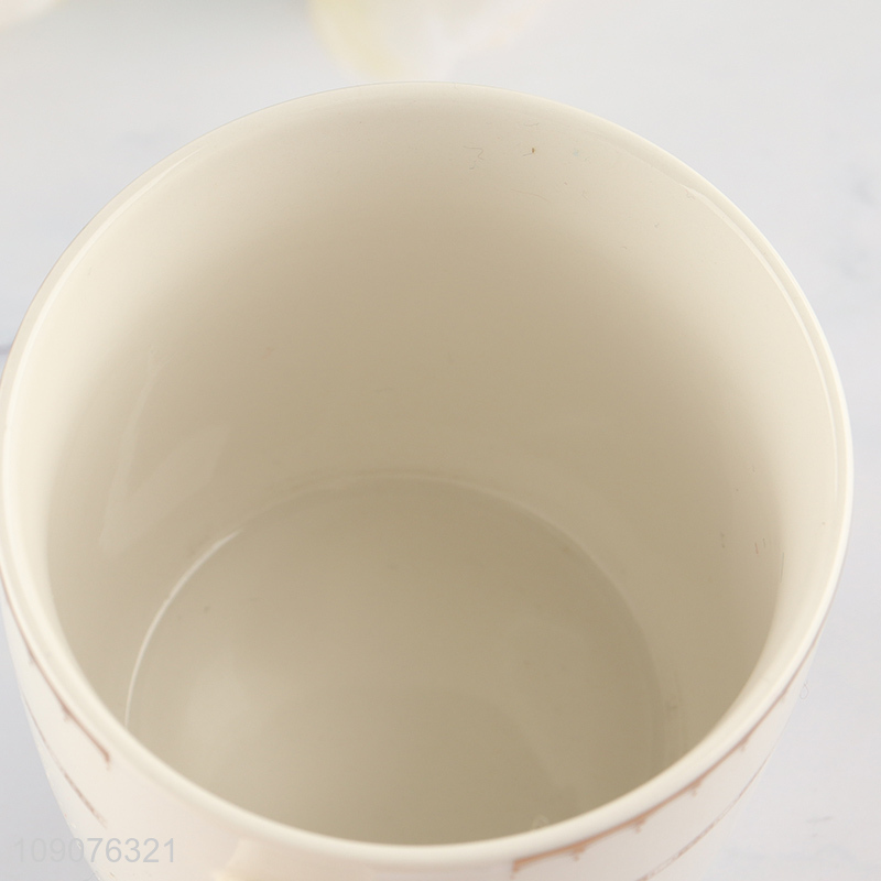 Popular products ceramic water cup coffee mug with handle