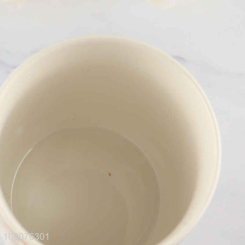 China products ceramic water cup drinking cup with handle