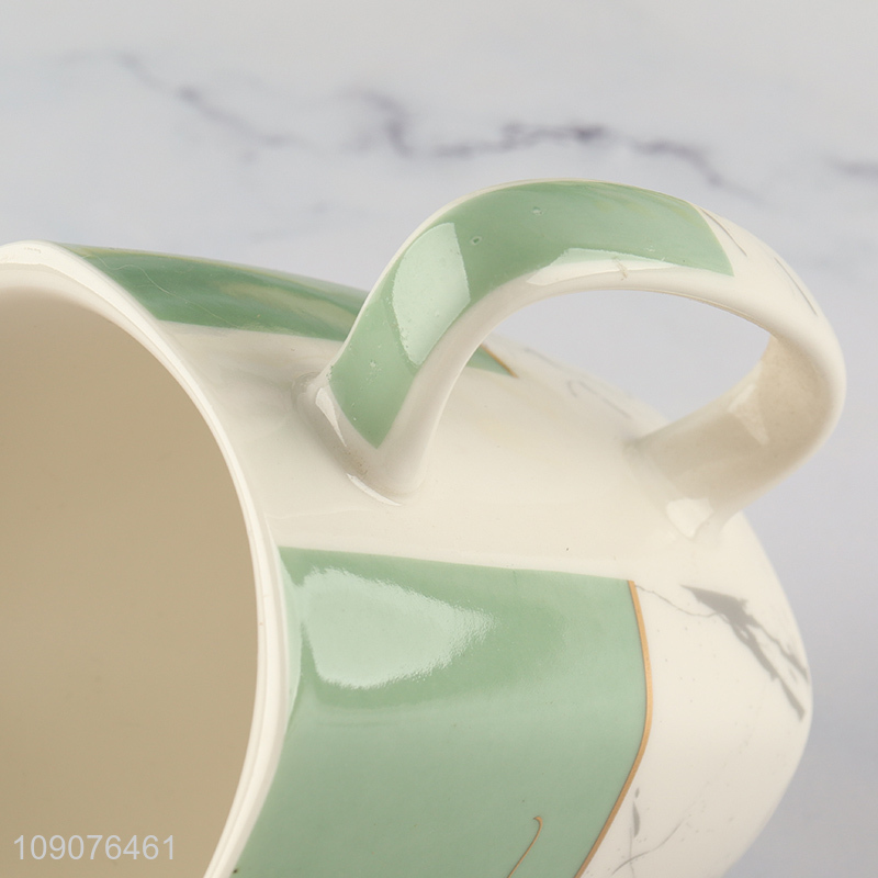 Yiwu market multicolor ceramic cup coffee mug drinking cup with handle