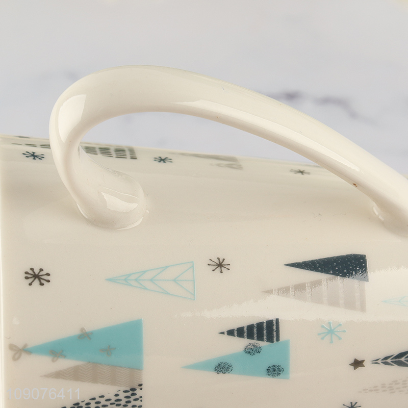 Best selling ceramic home office water cup coffee cup with handle