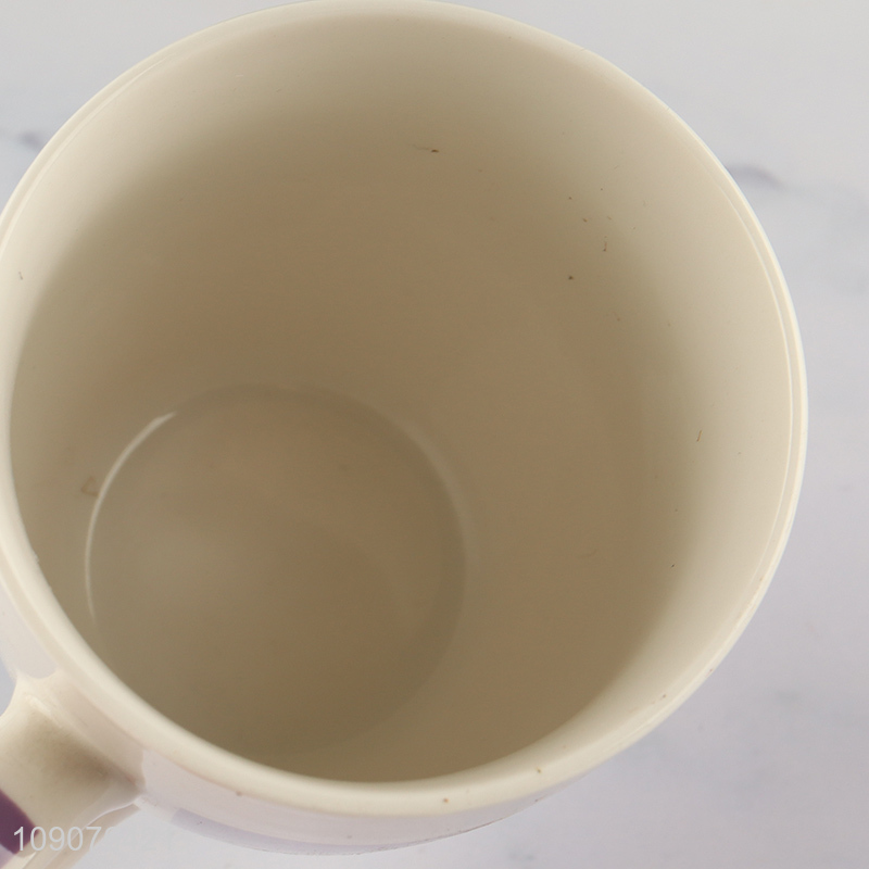 China factory multicolor ceramic cup water cup drinking cup with handle