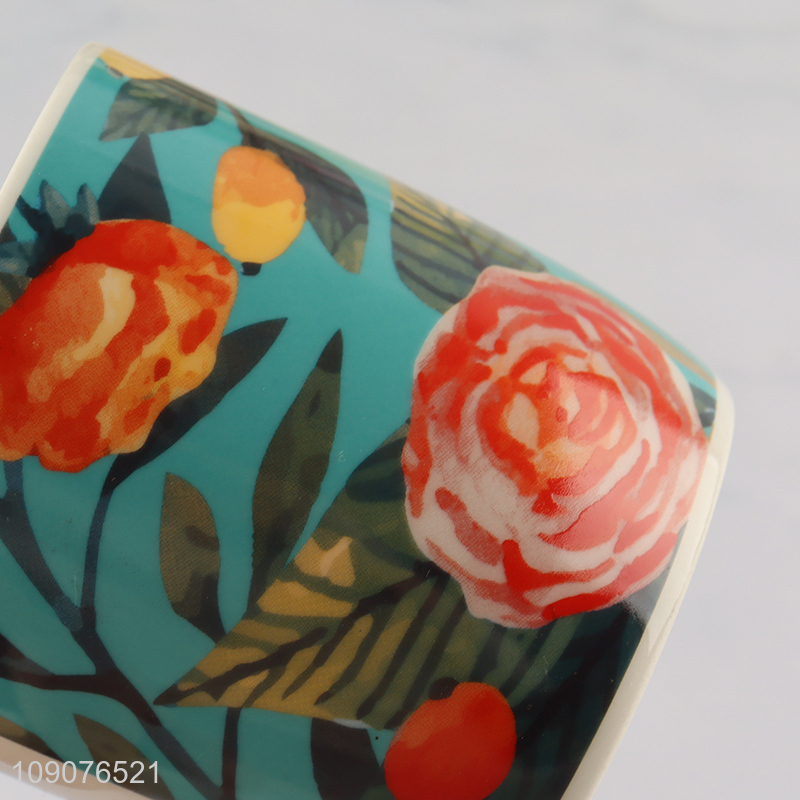 High quality unbreakable ceramic water cup coffee cup with handle