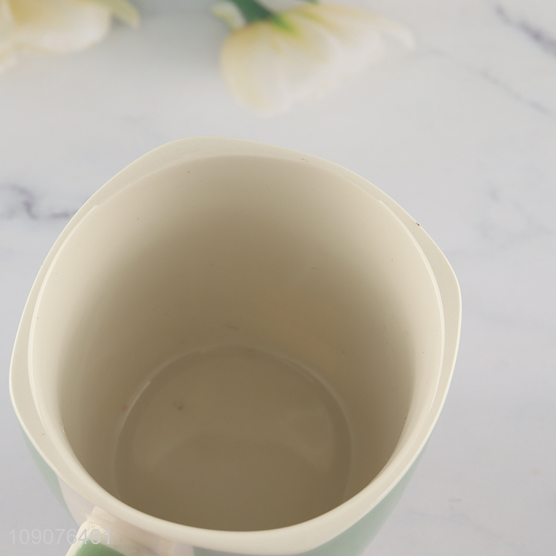 Yiwu market multicolor ceramic cup coffee mug drinking cup with handle