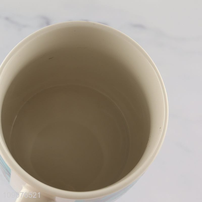 High quality unbreakable ceramic water cup coffee cup with handle