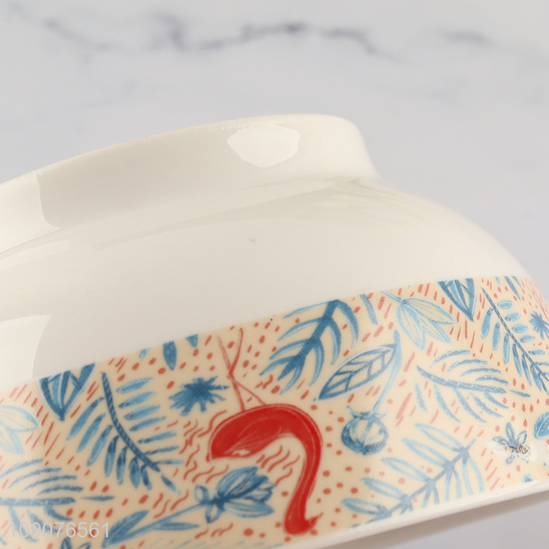 Good selling round kitchen tableware ceramic bowl salad bowl wholesale