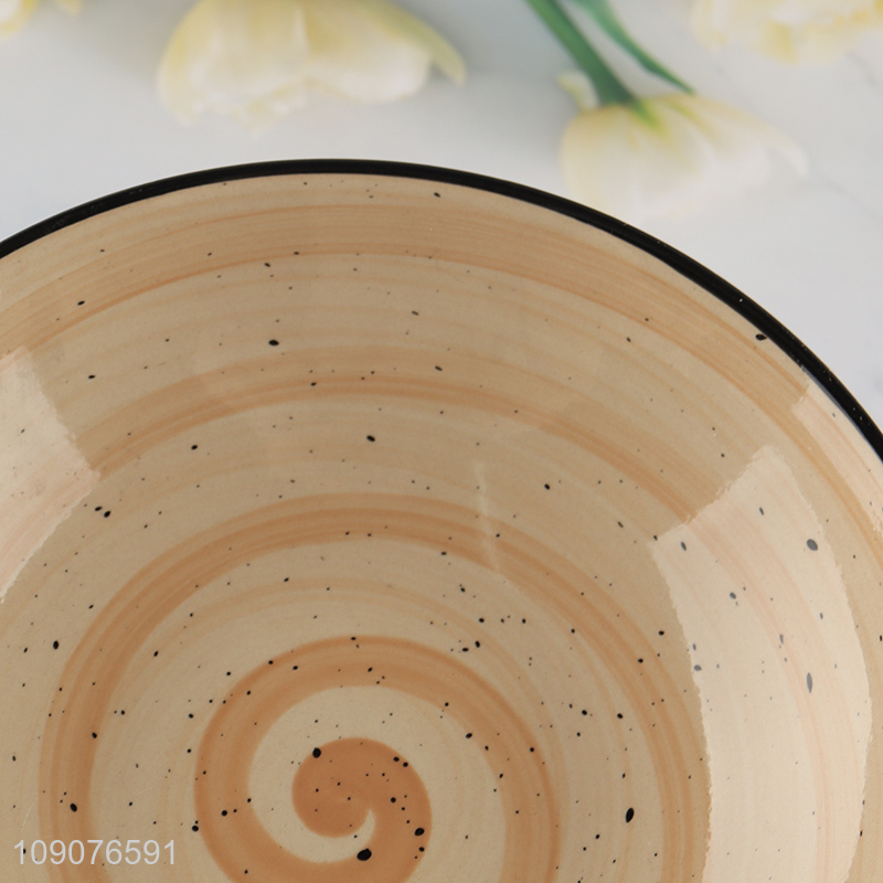 Top products ceramic round tableware bowl salad bowl for sale