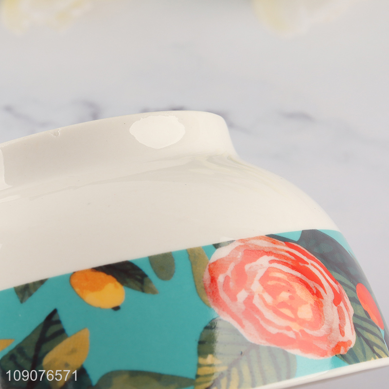 Top products round ceramic dinnerware bowl home restaurant bowl for sale