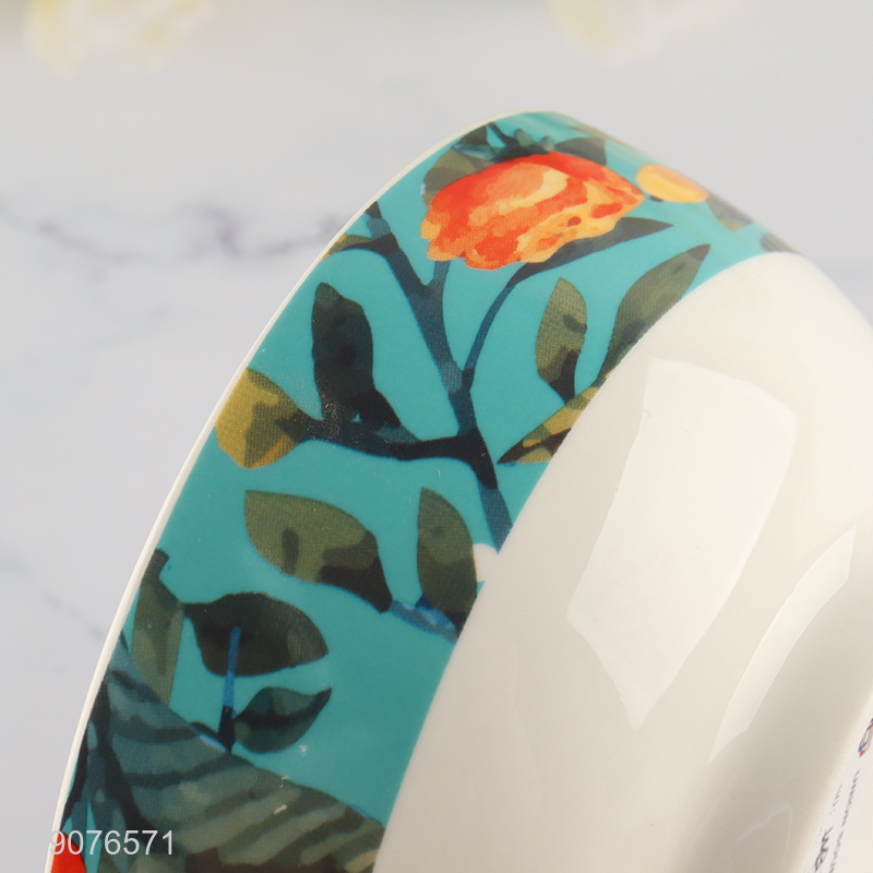 Top products round ceramic dinnerware bowl home restaurant bowl for sale