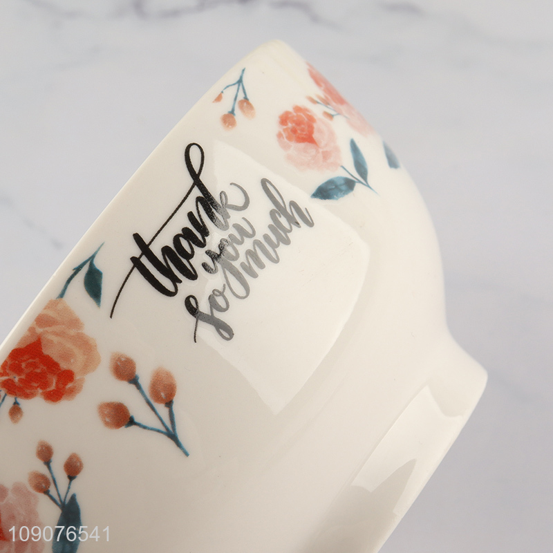 Low price round ceramic bowl ceramic tableware bowl for household