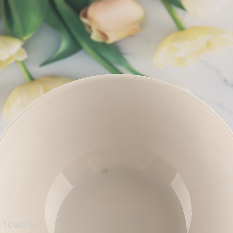 Top products round ceramic dinnerware bowl home restaurant bowl for sale
