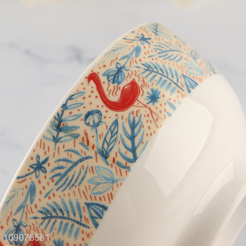 Good selling round kitchen tableware ceramic bowl salad bowl wholesale