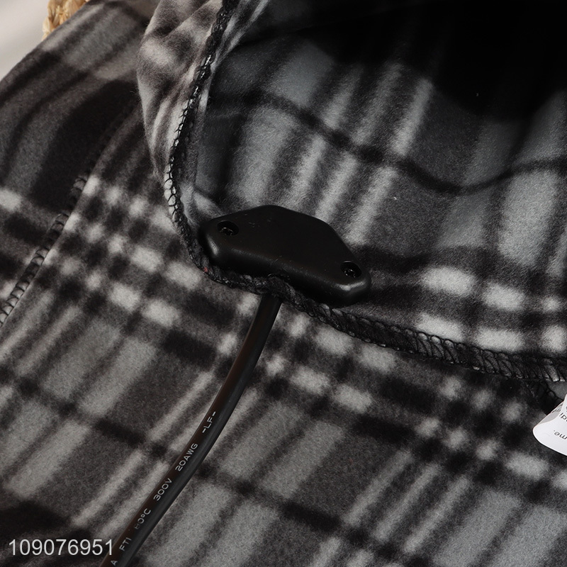 Wholesale Portable Comfortable Flannel Heated Car Blanket for Truck