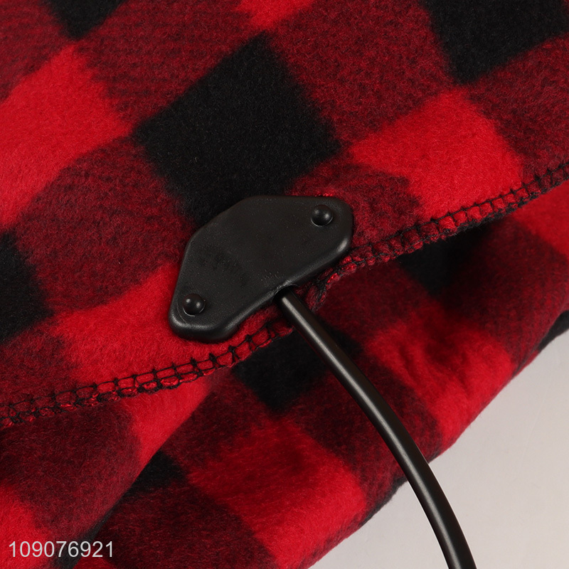 China Imports Flannel Heated Car Blanket Electric Car Blanket