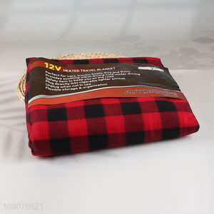 China Imports Flannel Heated Car Blanket Electric Car Blanket