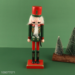 China products home decor wooden nutcracker soldier ornament for sale