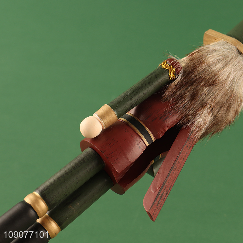 Online wholesale indoor decoration wooden nutcracker soldier ornament