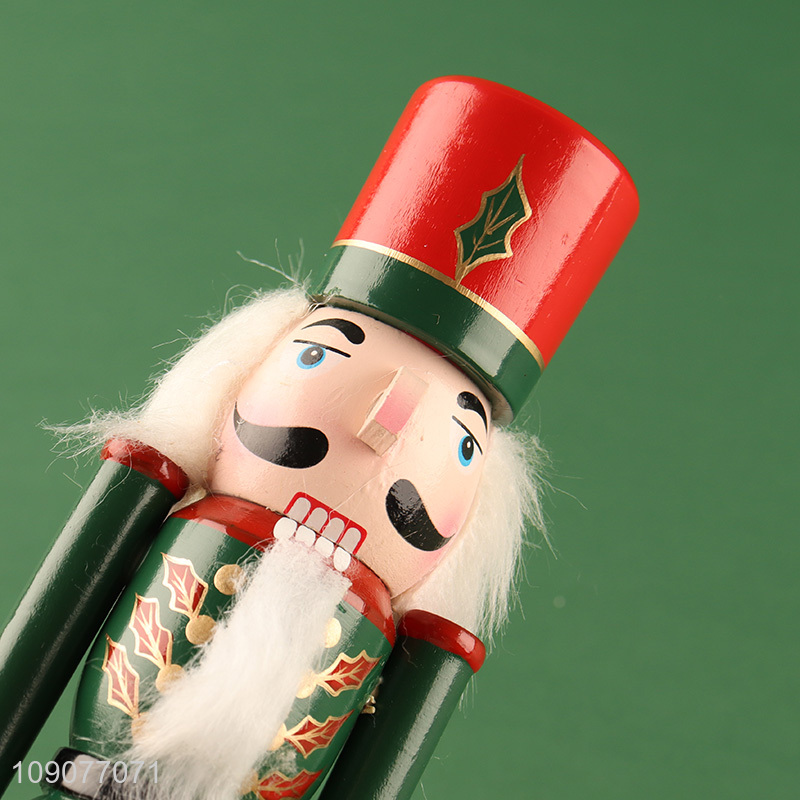 China products home decor wooden nutcracker soldier ornament for sale