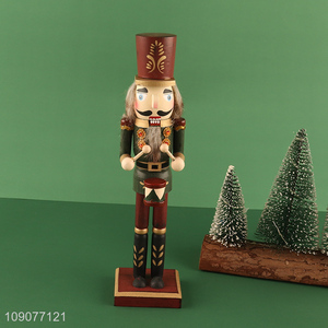 New arrival home decor wooden nutcracker soldier ornament for decoration