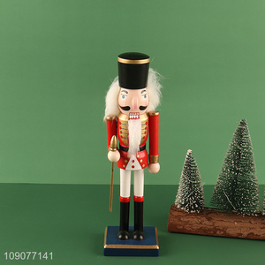 Popular products tabletop decoration wooden nutcracker soldier ornament