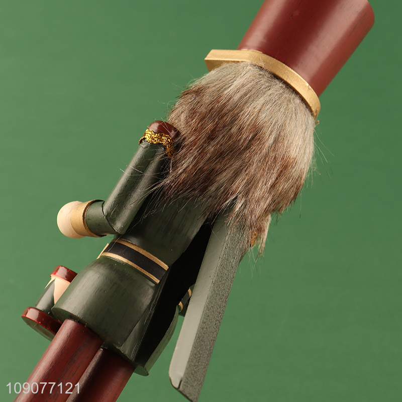 New arrival home decor wooden nutcracker soldier ornament for decoration