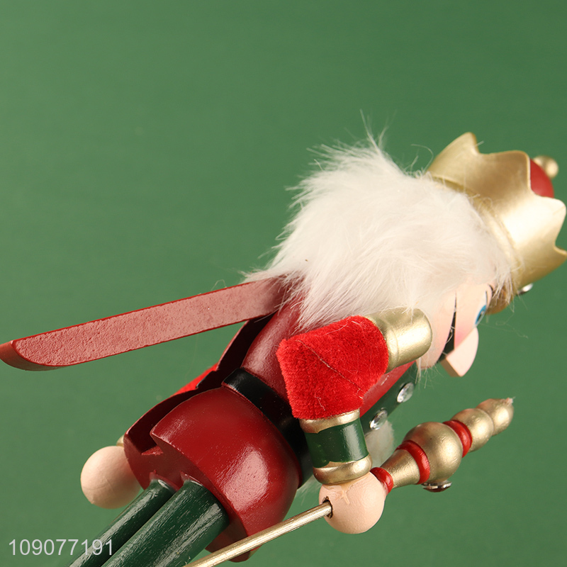 Good price home decor wooden nutcracker soldier ornament for desktop