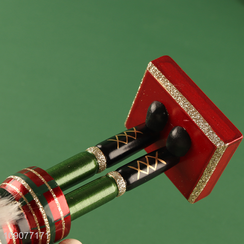 Hot products creative home decor wooden nutcracker soldier ornament