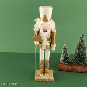 Good selling Christmas decoration wooden nutcracker soldier ornament