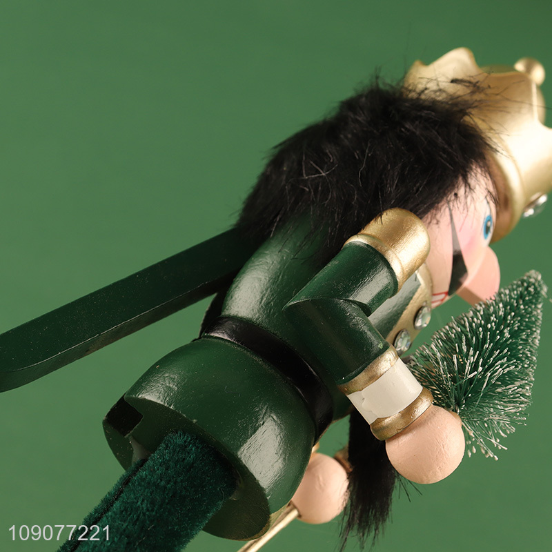 Yiwu market desktop decoration wooden nutcracker soldier ornament