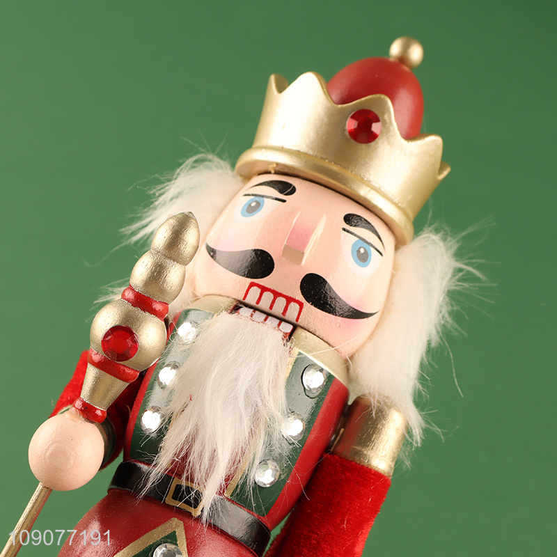 Good price home decor wooden nutcracker soldier ornament for desktop