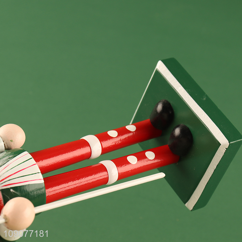 Top quality tabletop decoration wooden crafts wooden nutcracker soldier ornament