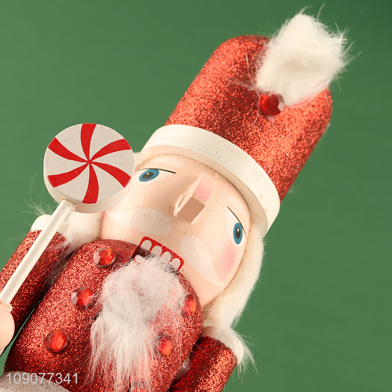 Yiwu market tabletop decoration wooden nutcracker soldier ornament for sale