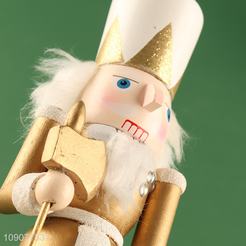 Good selling Christmas decoration wooden nutcracker soldier ornament