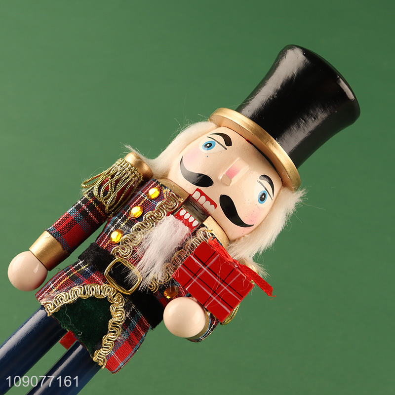 High quality Christmas decoration wooden nutcracker soldier ornament for sale