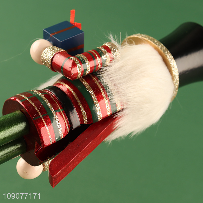 Hot products creative home decor wooden nutcracker soldier ornament