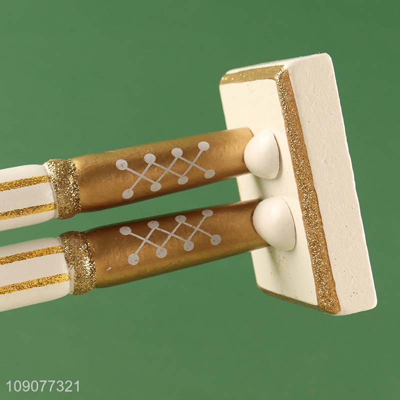 Top products desktop decoration wooden nutcracker soldier ornament