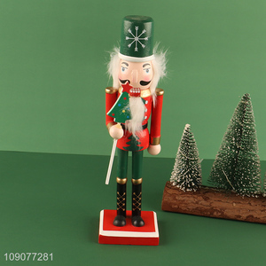 Top sale Christmas decoration wooden nutcracker soldier ornament