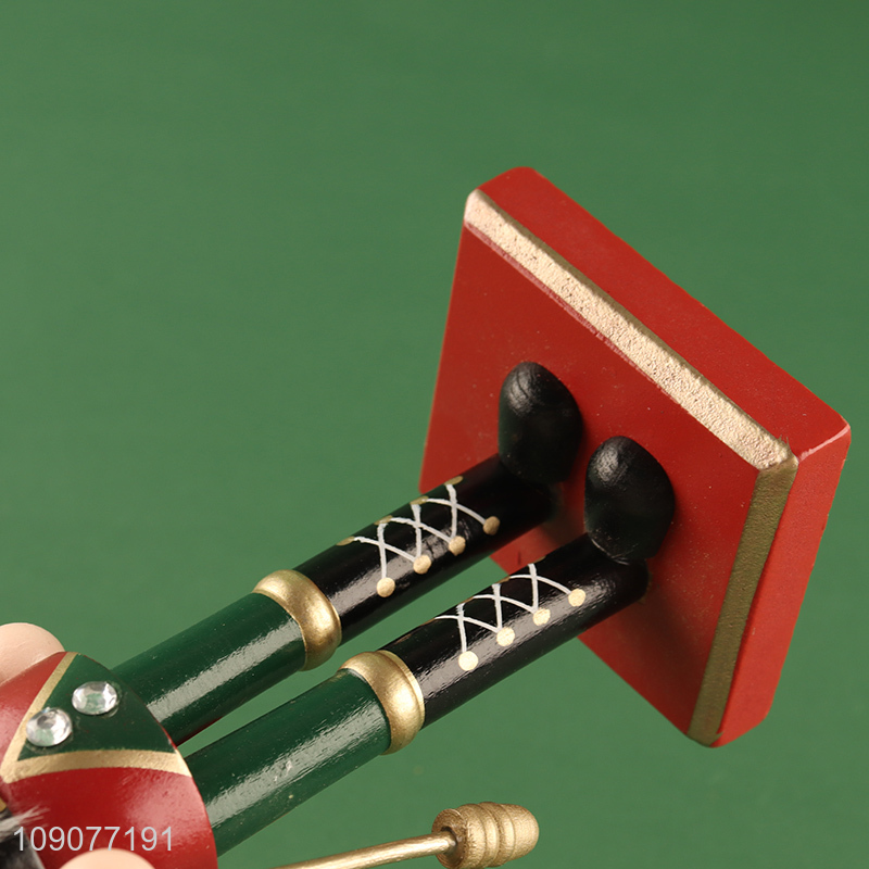 Good price home decor wooden nutcracker soldier ornament for desktop